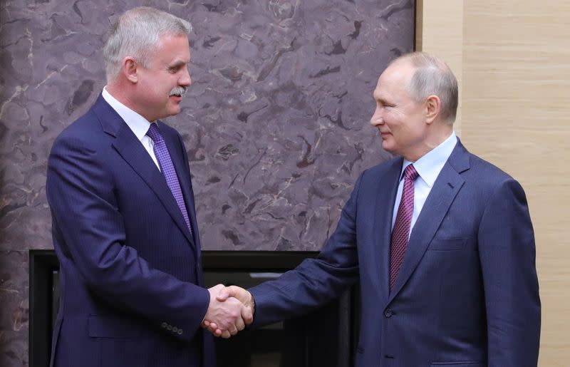 Russian President Putin meets with CSTO General Secretary Zas in Moscow