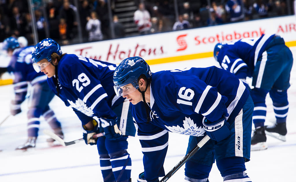 William Nylander and Mitch Marner both appear to be in sophomore slumps, but each is going to be just fine. (Getty Images)