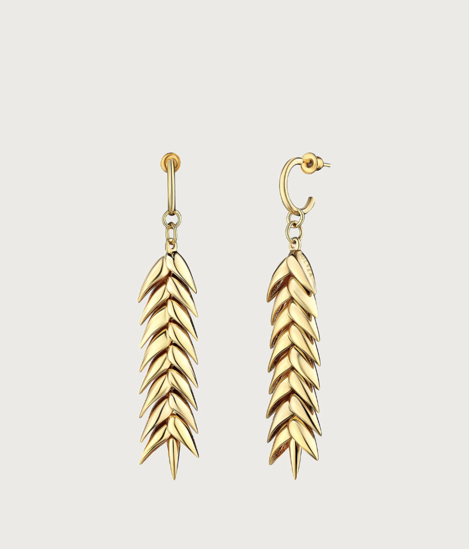 <p><a href="https://go.redirectingat.com?id=74968X1596630&url=https%3A%2F%2Fbevza.com%2Fproducts%2Fspikelet-medium-earrings-1&sref=https%3A%2F%2F" rel="nofollow noopener" target="_blank" data-ylk="slk:Shop Now;elm:context_link;itc:0;sec:content-canvas" class="link ">Shop Now</a></p><p>Spikelet Medium Earrings</p><p>bevza.com</p><p>$175.00</p>