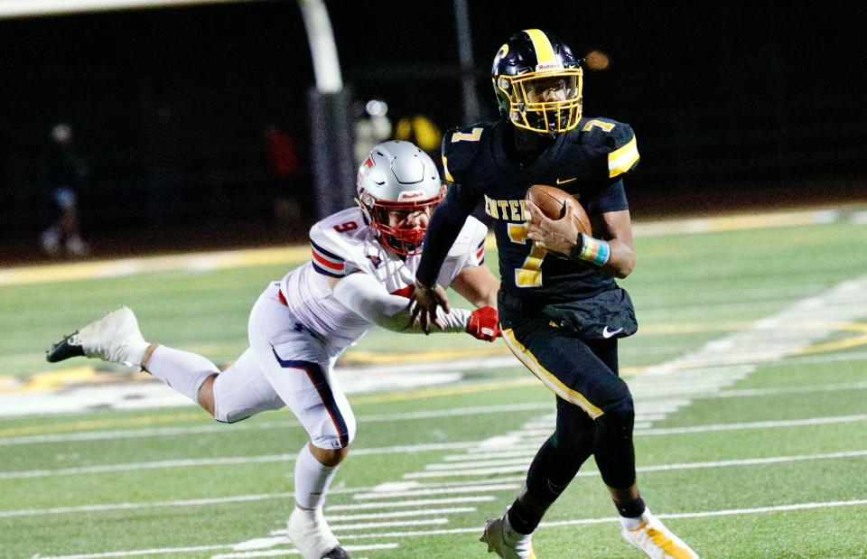 Foothill claimed the district trophy with a 41-6 win over Enterprise on Oct. 28.