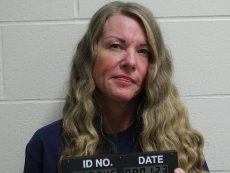 Lori Vallow smirks in her mug shot after being handed life without parole in July (Idaho Department of Corrections)