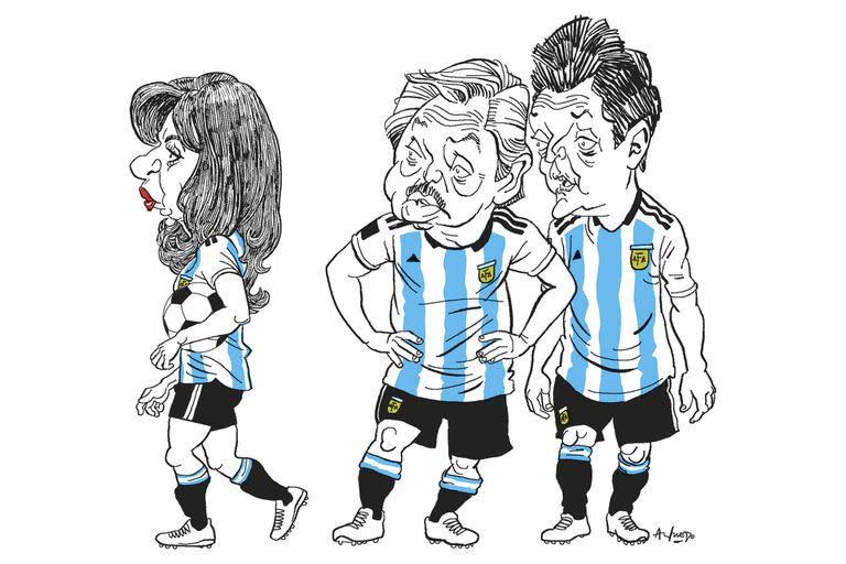 Cristina Fernández de Kirchner, Alberto Fernández y Sergio Massa