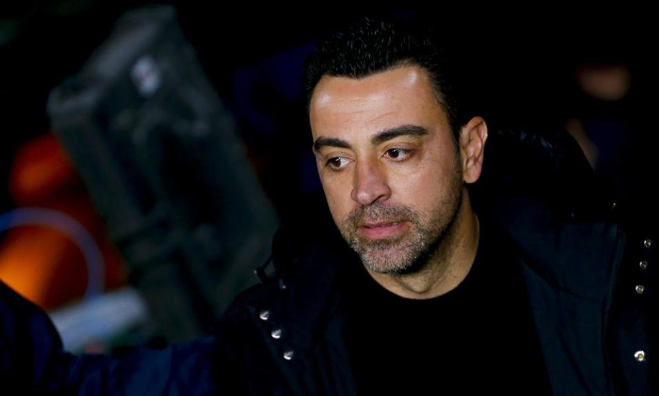 Xavi, the Barcelona coach