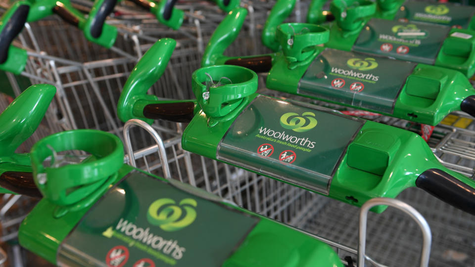 Woolworths trolleys