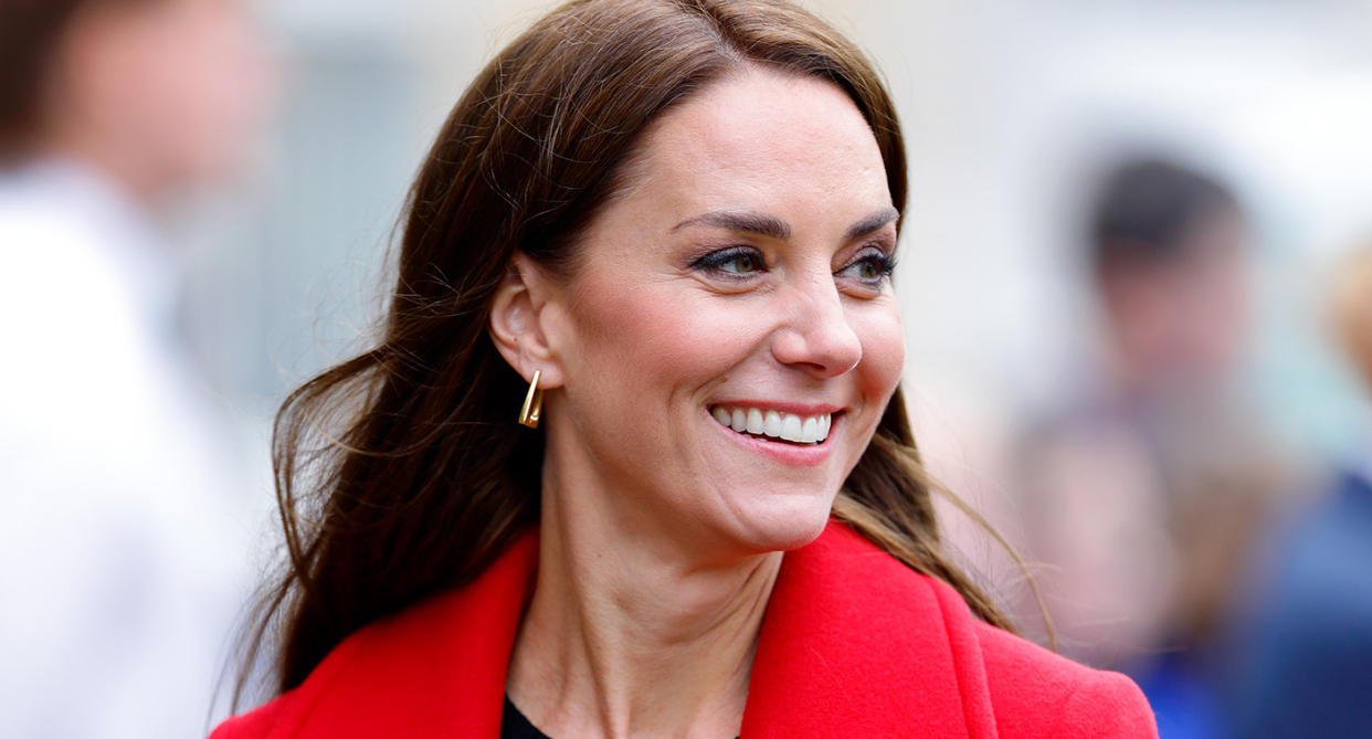 Catherine, Princess of Wales visits St Thomas Church, which has been redeveloped to provide support to vulnerable people on September 27, 2022 in Swansea, Wales. Today's visit is the first time the royal couple have visited Wales since becoming Prince and Princess of Wales following the death of Queen Elizabeth II and King Charles III ascending the throne. (Photo by Max Mumby/Indigo/Getty Images)