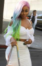 <p>What drama? Chyna was <i>so</i> over her <a rel="nofollow" href="https://www.yahoo.com/celebrity/rob-kardashians-instagram-gets-shut-blac-chyna-rants-211416989.html" data-ylk="slk:feud with Rob Kardashian;elm:context_link;itc:0;sec:content-canvas;outcm:mb_qualified_link;_E:mb_qualified_link;ct:story;" class="link  yahoo-link">feud with Rob Kardashian</a> as she rocked <a rel="nofollow" href="https://www.yahoo.com/celebrity/blac-chyna-makes-colorful-public-035500458.html" data-ylk="slk:rainbow tresses;elm:context_link;itc:0;sec:content-canvas;outcm:mb_qualified_link;_E:mb_qualified_link;ct:story;" class="link  yahoo-link">rainbow tresses</a> at a photo shoot in L.A. (Photo: LESE/BACKGRID) </p>