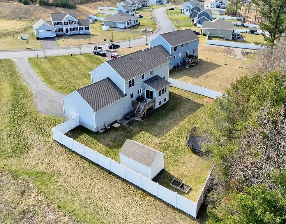 This single-family house at 13 Oldfield Road in Bridgewater sold for $858,000 on June 15, 2023.