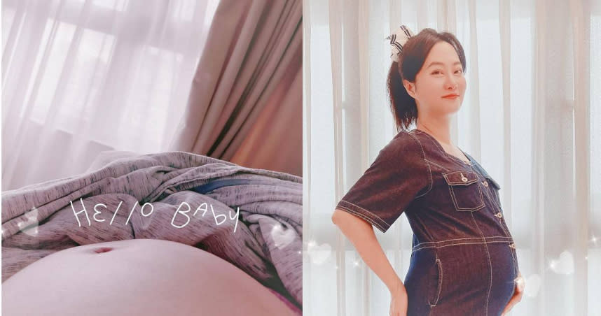 女星趙小僑今日宣布懷孕30週喜訊。（圖／翻攝自趙小僑臉書）
