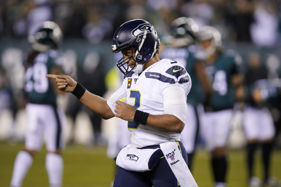 Was Russell Wilson the subject of trade talks two years ago? (AP Photo/Chris Szagola)