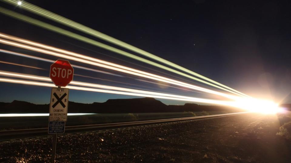 Luces en la Ruta 66.