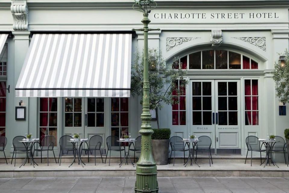 <p><strong>The Skinny:</strong></p><p>If you like your hotels to feel like a slice of home - if your home is an impossibly plush, grand, but cosily decorated town house - then you should take a peek inside The Charlotte Street Hotel. </p><p>A favourite London lunch spot for the media, with plenty of magazine offices in the nearby surrounds, but also with the theatre-going crowd, as it is walking distance from all major West End stages. </p><p><a class="link " href="https://www.firmdalehotels.com/hotels/london/charlotte-street-hotel/rooms-suites/" rel="nofollow noopener" target="_blank" data-ylk="slk:BOOK NOW - Rooms Starting at £366;elm:context_link;itc:0;sec:content-canvas">BOOK NOW - Rooms Starting at £366</a><br></p>