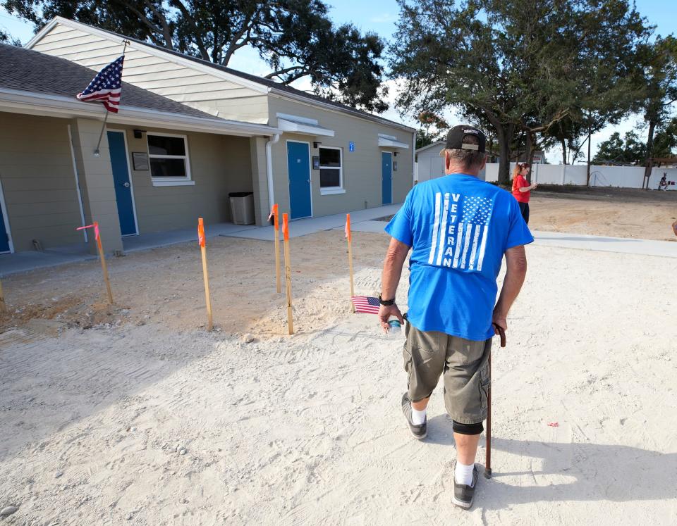 Both male and female veterans now have a new place to call home for a while. The new Barracks of Hope transitional housing in Daytona Beach opened Friday, providing 20 efficiency-style apartments that are furnished, have televisions and provide a private bathroom.