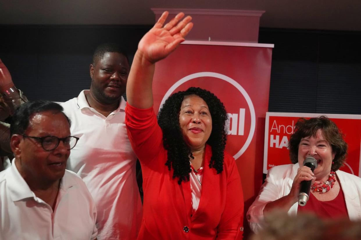 Andrea Hazell's win keeps the Scarborough-Guildwood riding in the Liberals' camp. (Chris Young/The Canadian Press) (The Canadian Press - image credit)