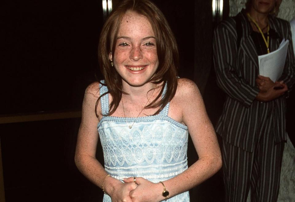 Lindsay Lohan at the premiere of 'The Parent Trap' in Los Angeles in 1998. (Getty Images)