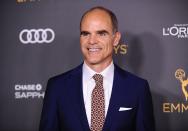 <p>Michael Kelly is no stranger to bringing high-stakes political drama to life—the actor is best known as Doug Stamper on Netflix's <em>House of Cards</em>. In <em>The Comey Rule</em>, Kelly plays FBI Deputy Director Andrew McCabe. </p>