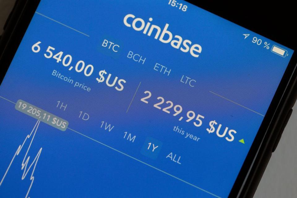 1) Coinbase