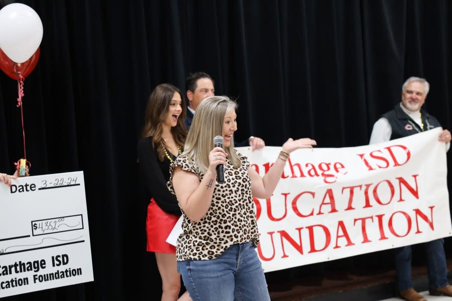 Pictures from the Carthage ISD Education Foundation grant patrol, courtesy of Carthage ISD Education Foundation