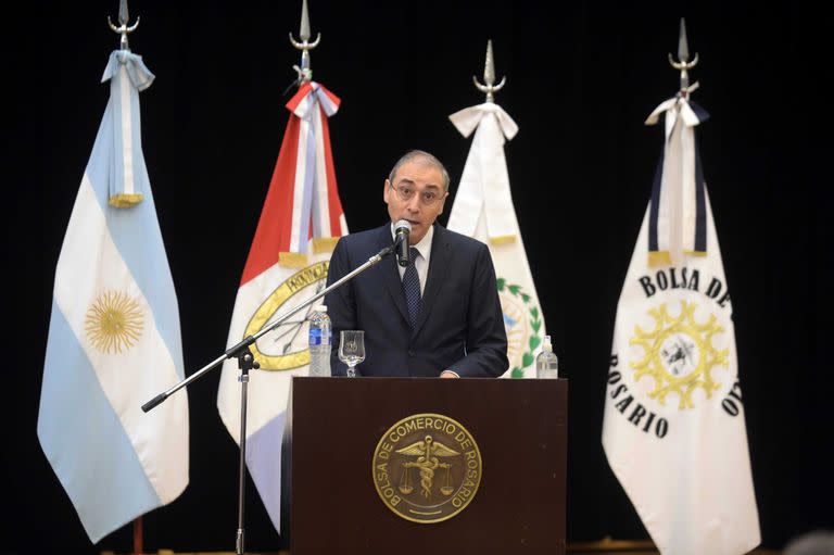 El nuevo presidente de la Bolsa de Comercio de Rosario, Miguel Simioni