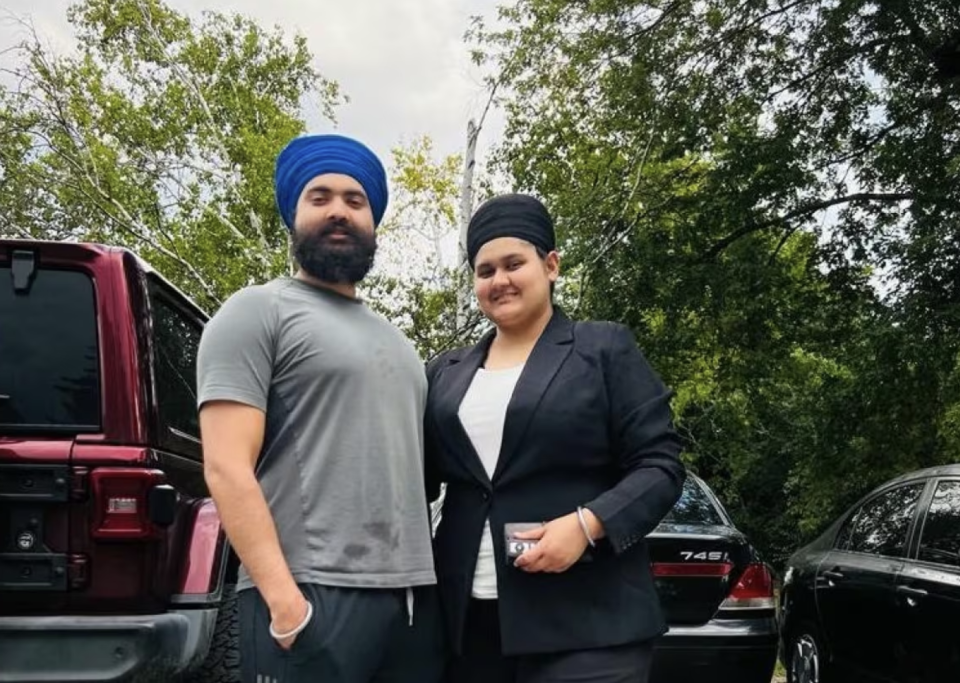 Sidhu says her brother, Gurdit, is her only ray of hope. He wasn't at home the night of the shooting, which she says is 'my only will to live.' (Submitted by Gurdit Sidhu)