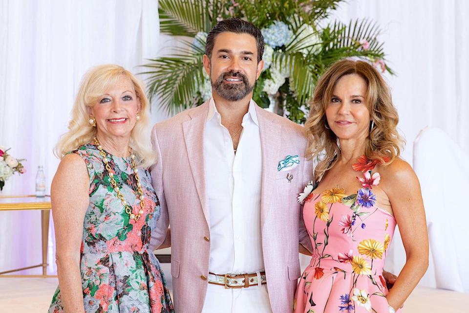 Janet Levy left, and Soula Rifkin, shown with Cameron Neth, are chairwomen of Cancer Alliance of Help and Hope's Shop the Day Away Luncheon.