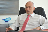 Brian Tonna speaks to the media at his office in Swatar, Malta, June 11, 2012. Times of Malta/Chris Sant Fournier/Handout via REUTERS