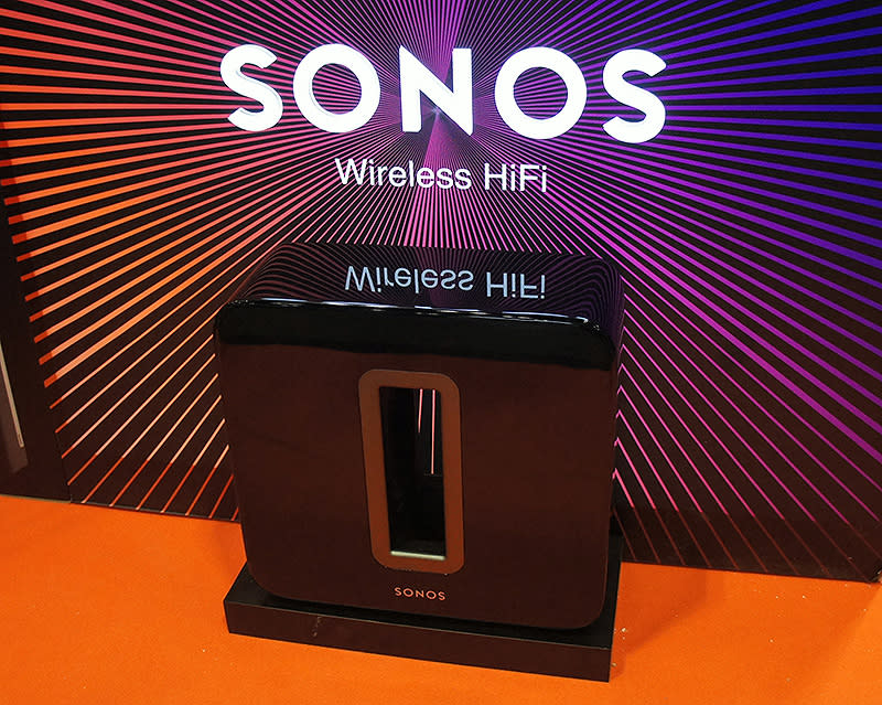 The distinctive looking Sonos 3.1 Home Theater system is a wireless speaker system designed to wow the socks off movie lovers. It can also play music from your home network. It is priced at $2398 (U.P.: $2498).