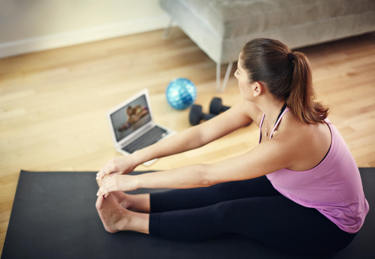 Many of us plan on ditching our unused gym membership and working out at home. (Getty Images)