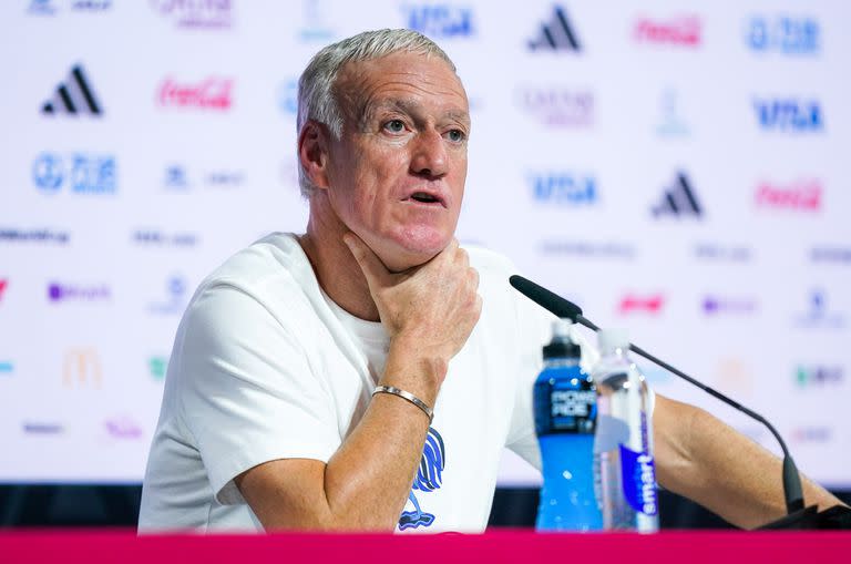 El entrenador de Francia, Didier Deschamps, en su última conferencia de prensa del Mundial