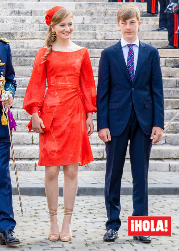 Elisabeth triunfa en el gran día de Bélgica con pendientes de su madre y  taconazos