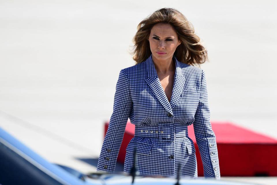 <p>The current first lady has gotten a lot of flack for appearing naked in British <em>GQ</em>, but she's not the only one with a risqué<span> background.</span></p>