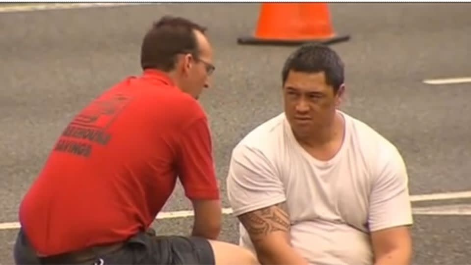 Tamate Heke is accused of murder after he allegedly killed a stranger in a road rage incident. Photo: 7 News