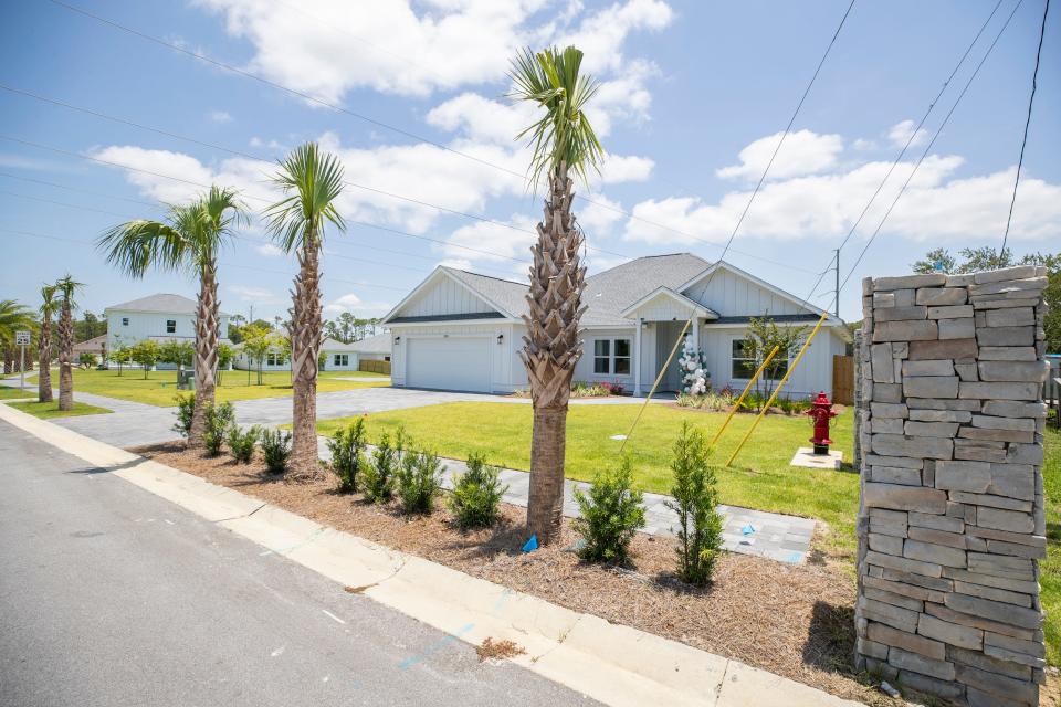 Laguna Haven has homes in various stages of development on the west end of Panama City Beach.