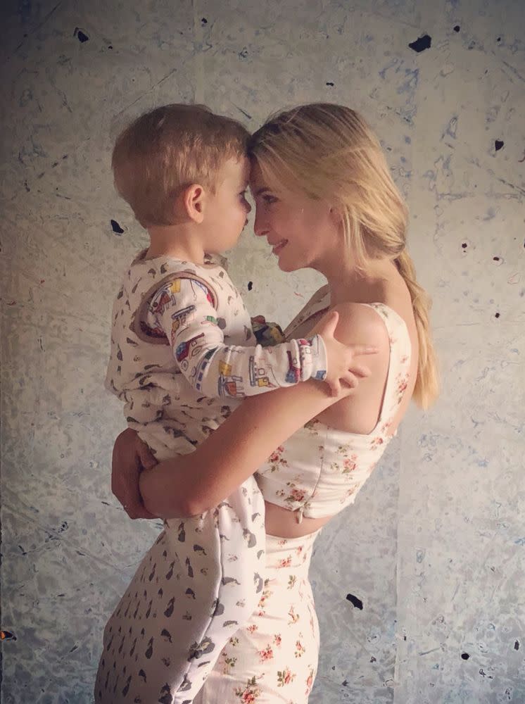 Ivanka Trump with son Theodore