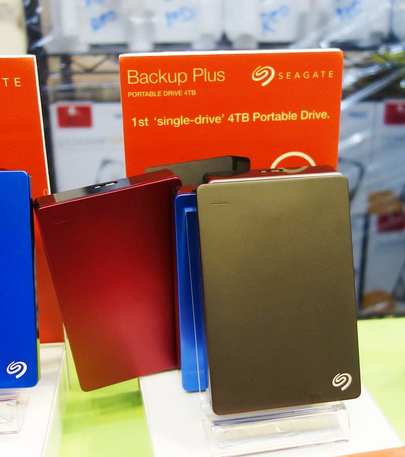 The Seagate Backup Plus 4TB is touted as the world's first 'single-drive' 4TB portable HDD. As a show special, this USB 3.0 drive is priced at $199.