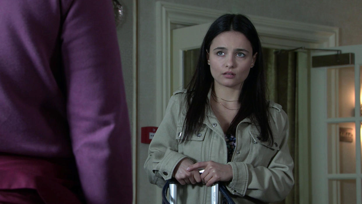 FROM ITV

STRICT EMBARGO - No Use Before Tuesday 7th September  2021

Coronation Street - Ep 1043031

Thursday 16th September 2021

Having tracked her to a hotel, he implores her to reconsider. When Alina Pop [RUXANDRA POROJNICU] makes out itâ€™s over between them, will Tyrone DOBBS [ALAN HALSALL] accept this?

Picture contact David.crook@itv.com 

This photograph is (C) ITV Plc and can only be reproduced for editorial purposes directly in connection with the programme or event mentioned above, or ITV plc. Once made available by ITV plc Picture Desk, this photograph can be reproduced once only up until the transmission [TX] date and no reproduction fee will be charged. Any subsequent usage may incur a fee. This photograph must not be manipulated [excluding basic cropping] in a manner which alters the visual appearance of the person photographed deemed detrimental or inappropriate by ITV plc Picture Desk. This photograph must not be syndicated to any other company, publication or website, or permanently archived, without the express written permission of ITV Picture Desk. Full Terms and conditions are available on  www.itv.com/presscentre/itvpictures/terms