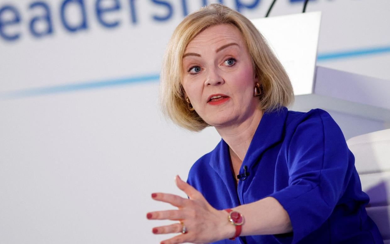 tory leadership vote next prime minister candidate Liz Truss rishi sunak conservative leadership contest - JOHN SIBLEY