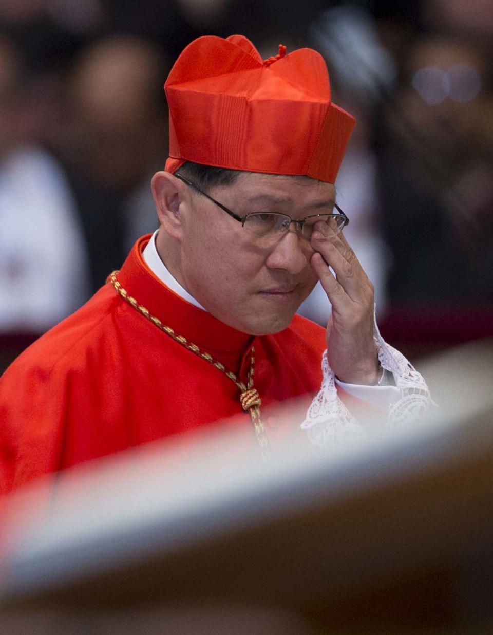 <b>Luis Antonio Tagle</b>: tiene un carisma que se suele comparar con el del fallecido Juan Pablo II. También es un colaborador estrecho de Benedicto XVI luego de trabajar con él en la Comisión Teológica Internacional. Si bien tiene muchos partidarios, solo se convirtió en cardenal en el 2012 y los cónclaves son cautos frente a los candidatos jóvenes.