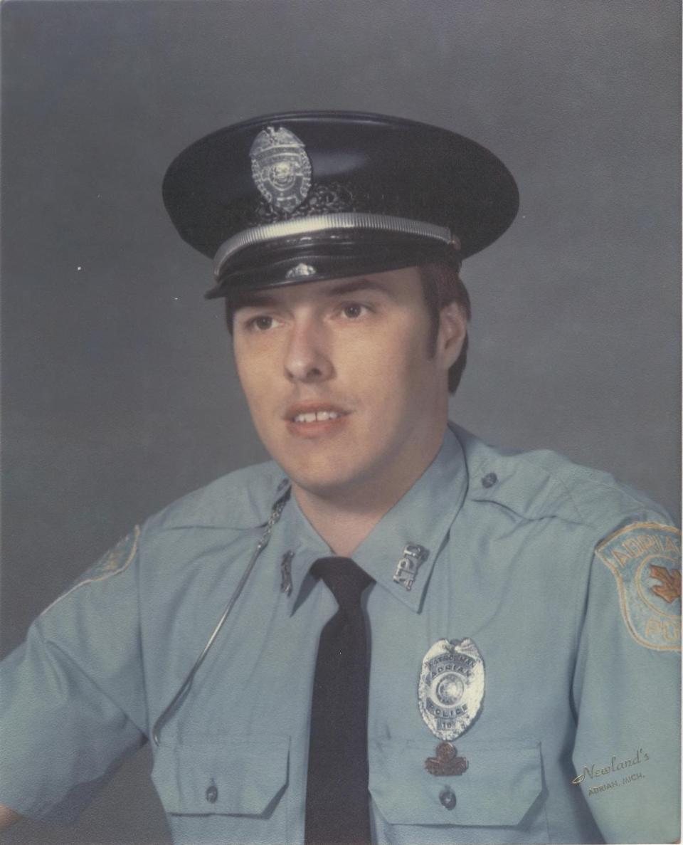 Patrolman Bobby Lynn Williams of the Adrian Police Department was shot and killed about 6 a.m. on June 30, 1975, after stopping a vehicle that had just been involved in the robbery and kidnapping of a gas station attendant.  Patrolman Williams had been with the Adrian Police Department for two years and is survived by his wife and son.