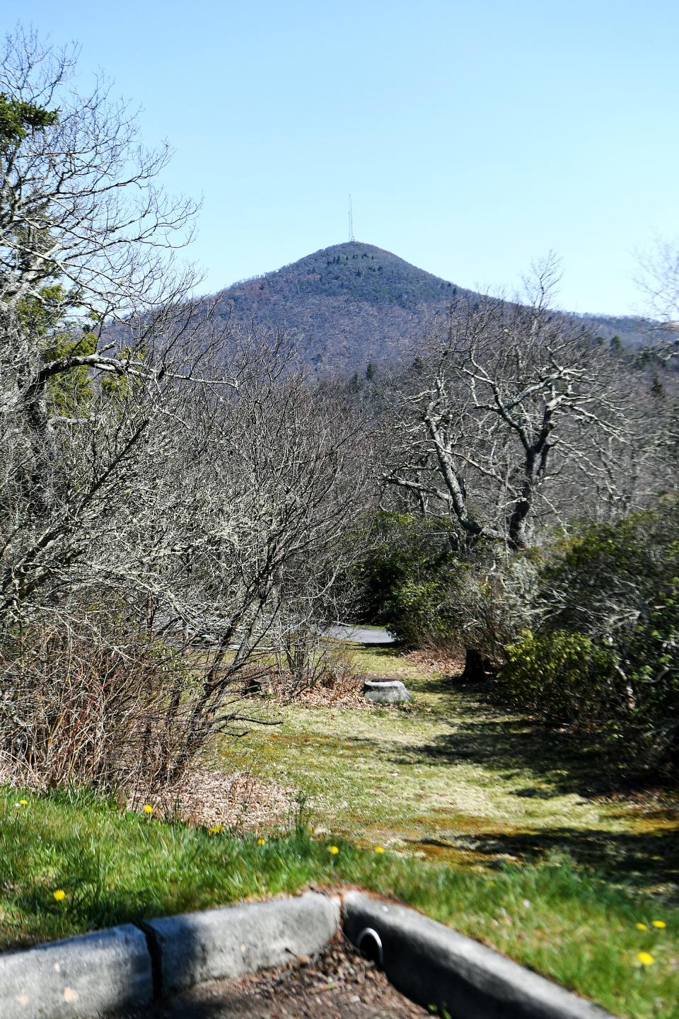 A view of Mount Pisgah from the Mount Pisgah Campground in the Blue Ridge Parkway on Friday, May 4, 2018. 