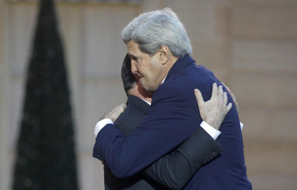 Jan. 16, 2015 — Secretary of State John Kerry visits Paris to pay tribute to Charlie Hebdo victims