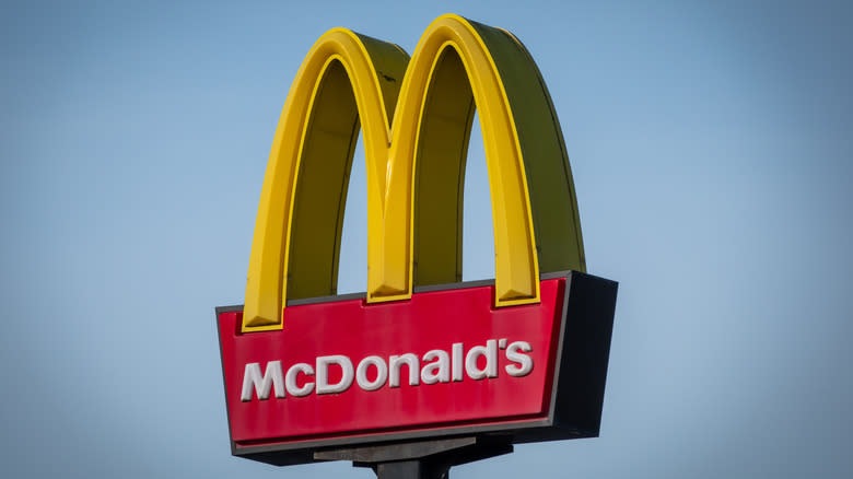 McDonald's golden arches sign