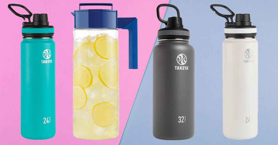 Takeya water bottles and pitchers are fan favorites on Amazon. (Photo: Amazon)