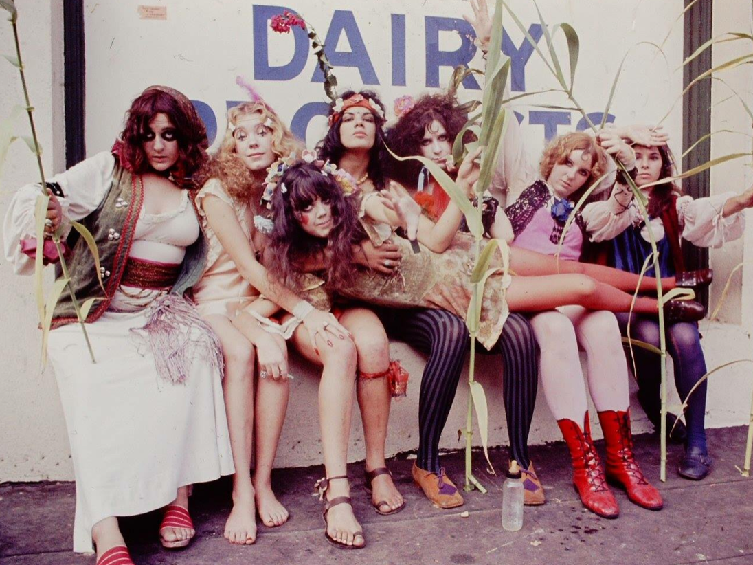 Miss Mercy (far left) with band The GTOs: Pamela Des Barres/Omnibus Press