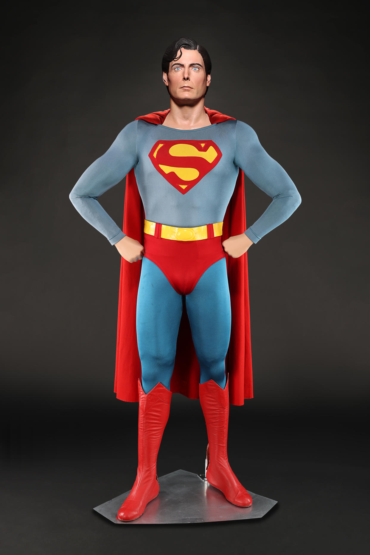 Among the most highly valued items include actor Christopher Reeve’s complete costume from the Superman franchise, which is estimated at between £250,000 and £500,000 (Propstore/PA)