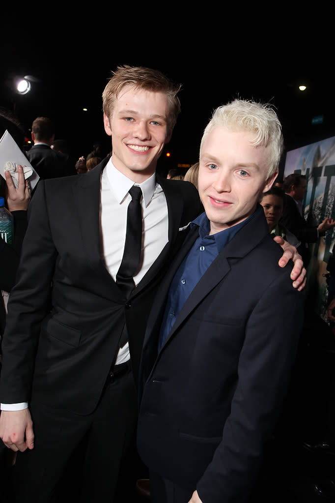 Battle Los Angeles 2011 LA Premiere Lucas Till Noel Fisher