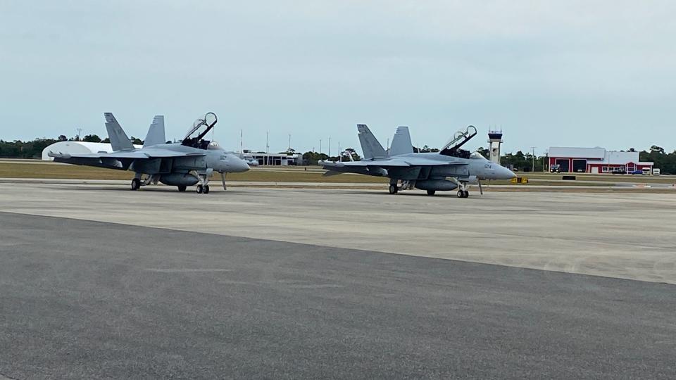 These aircraft will be featured at the Space Coast Air Show this weekend.