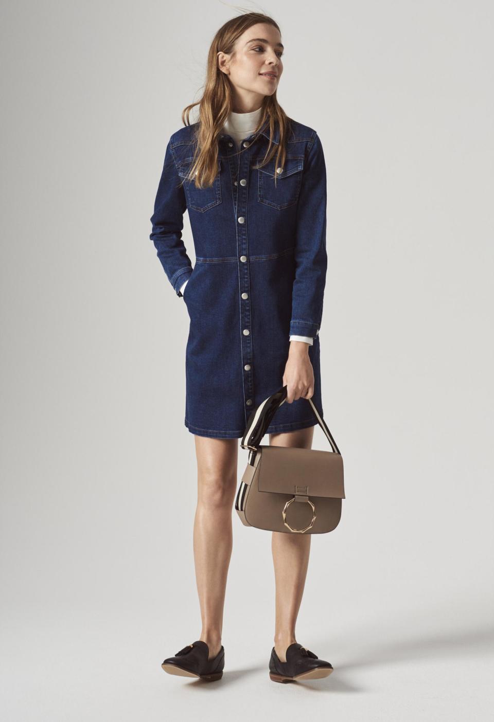 Shirt dress, £49.50, available from Feb 26 at M&S (Marks & Spencer)