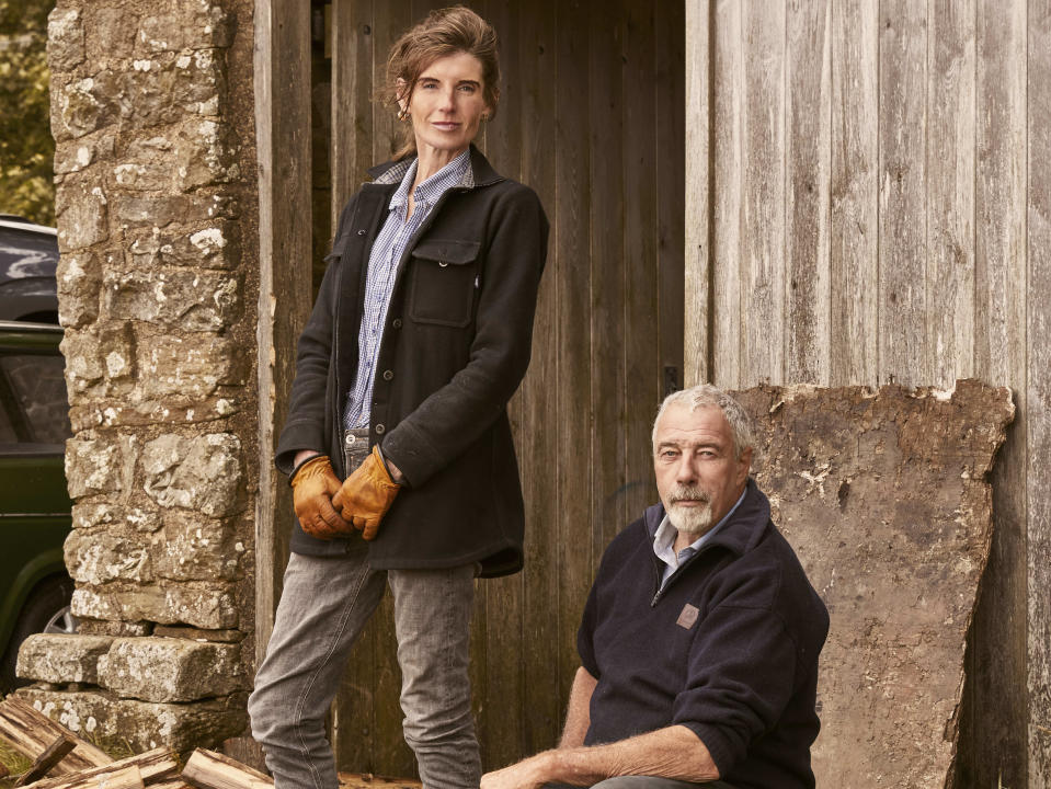 Amanda and Clive Owen pictured at Ravenseat Farm. 