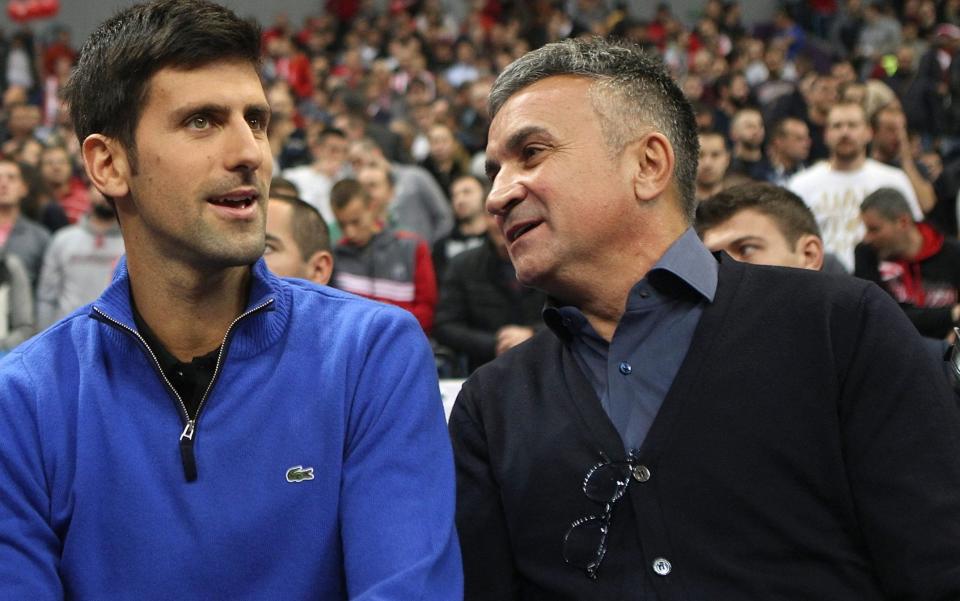 Srdjan Djokovic with his son, Novak - Marko Metlas/Getty Images