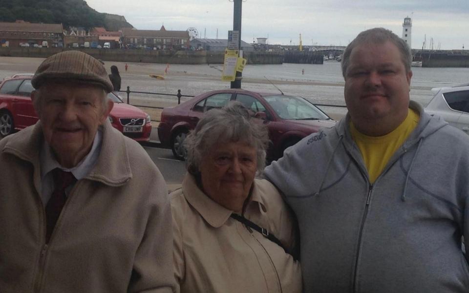 Darren Fisher, 48, went to see his parents Pat Fisher, 79, and David Fisher, 82, on Christmas Day - DerbyshireLive